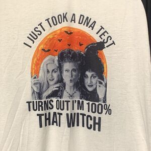 Hocus pocus t-shirt just took DNA test turns out I'm 100% witch womens ( XXL )